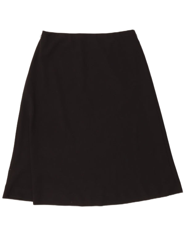 Marks & Spencer A-line nederdel til kvinder UK 18 XL W36 sort polyester
