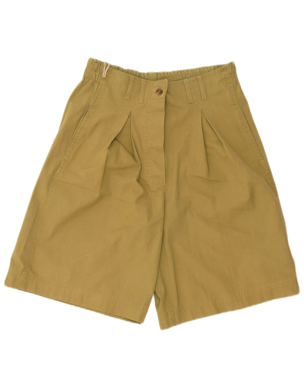 Newpenny kvinders højtaljede bermudashorts W30 Large Khaki Bomuld