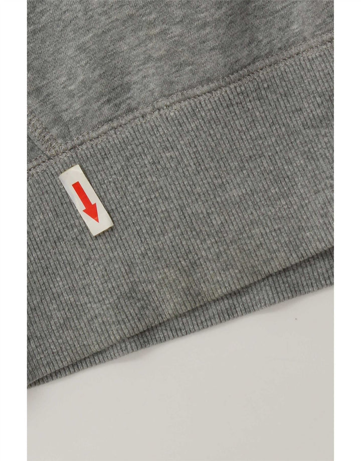 Nike hættetrøje med lynlås til mænd Medium Grey Flecked Bomuld