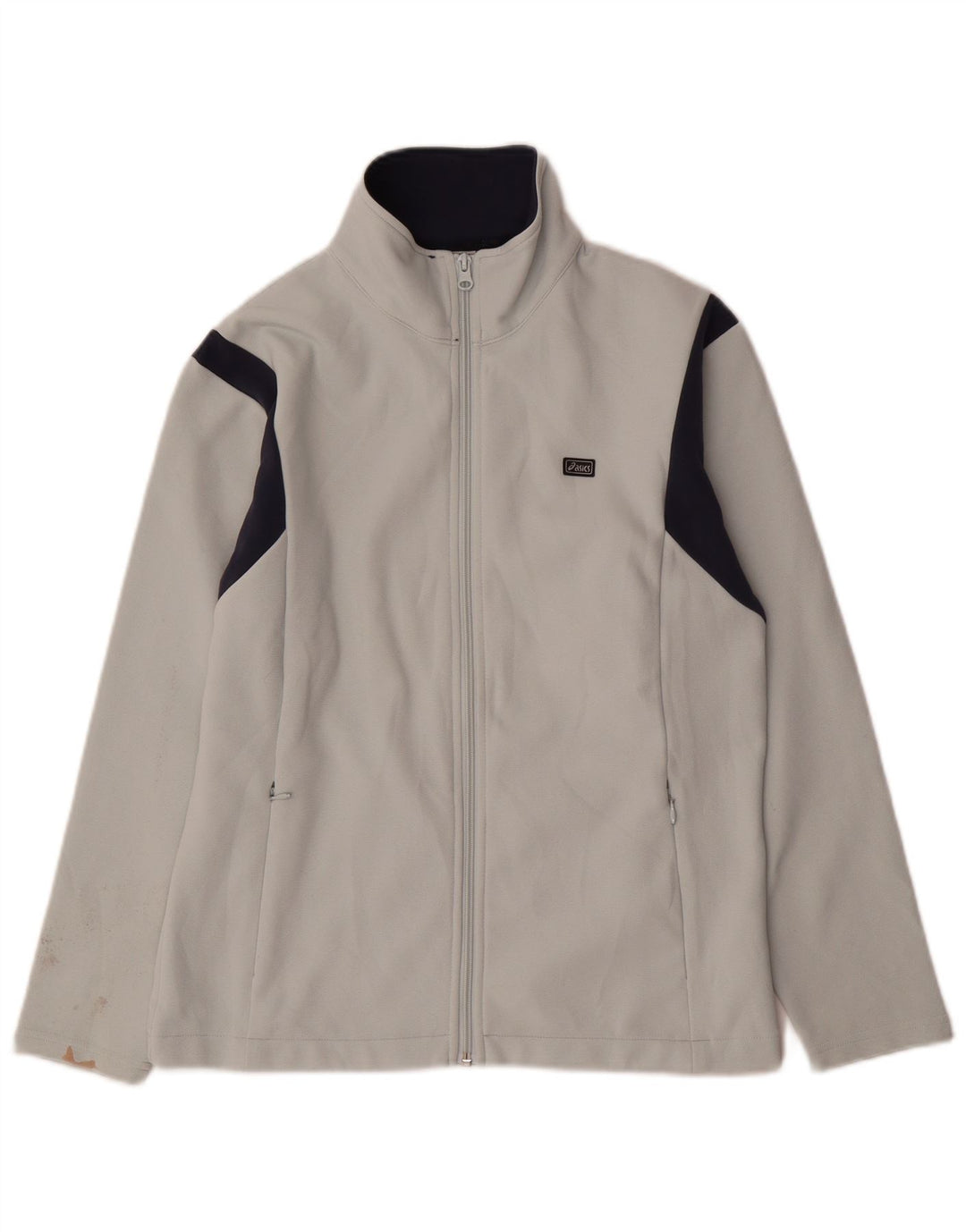 ASICS træningsdragt topjakke til kvinder UK 14 Medium White Colourblock Polyester