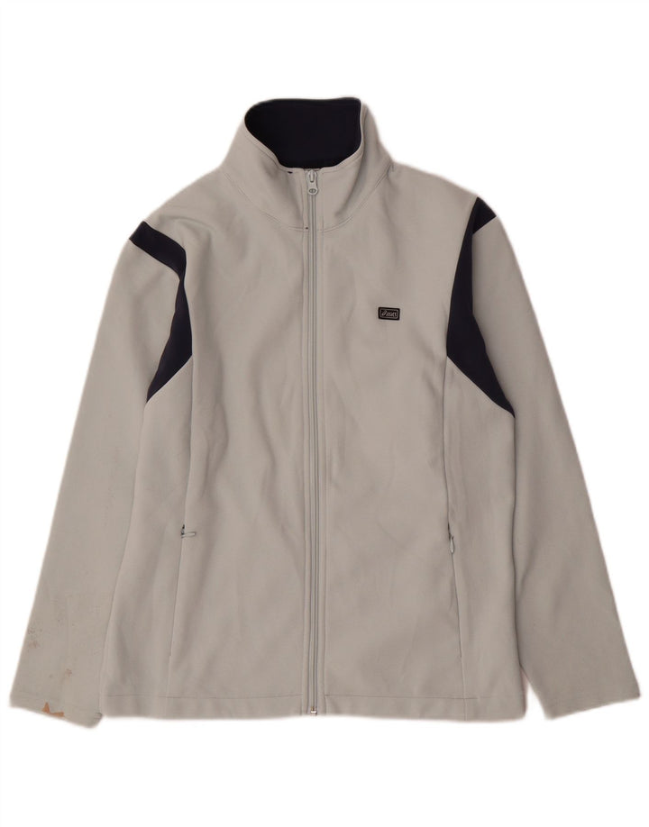 ASICS træningsdragt topjakke til kvinder UK 14 Medium White Colourblock Polyester