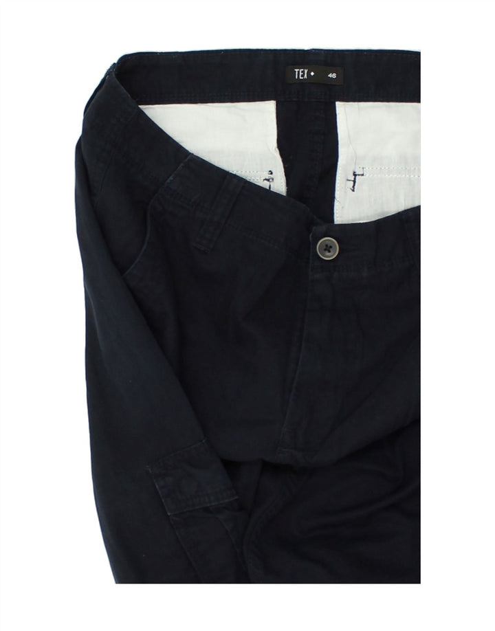 VINTAGE Womens Straight Cargo Trousers IT 46 Large W32 L31  Navy Blue | Vintage Vintage | Thrift | Second-Hand Vintage | Used Clothing | Messina Hembry 
