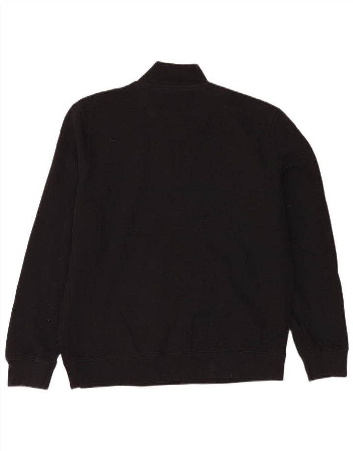 Barbour Sweatshirt med lynlås til mænd XL sort bomuld