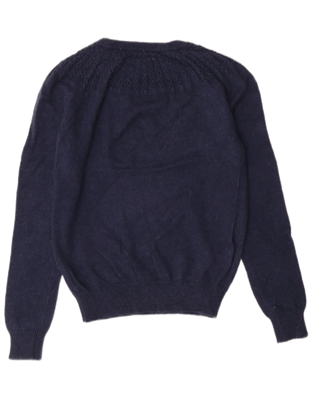 JACK WILLS Dame sweater med rund hals DK 10 Small Navy Blue