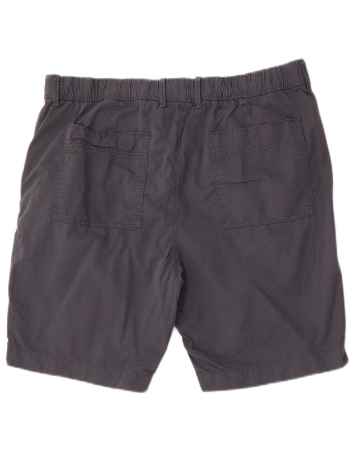 Marks & Spencer Herre Chino Shorts W36 Large Navy Blue Bomuld