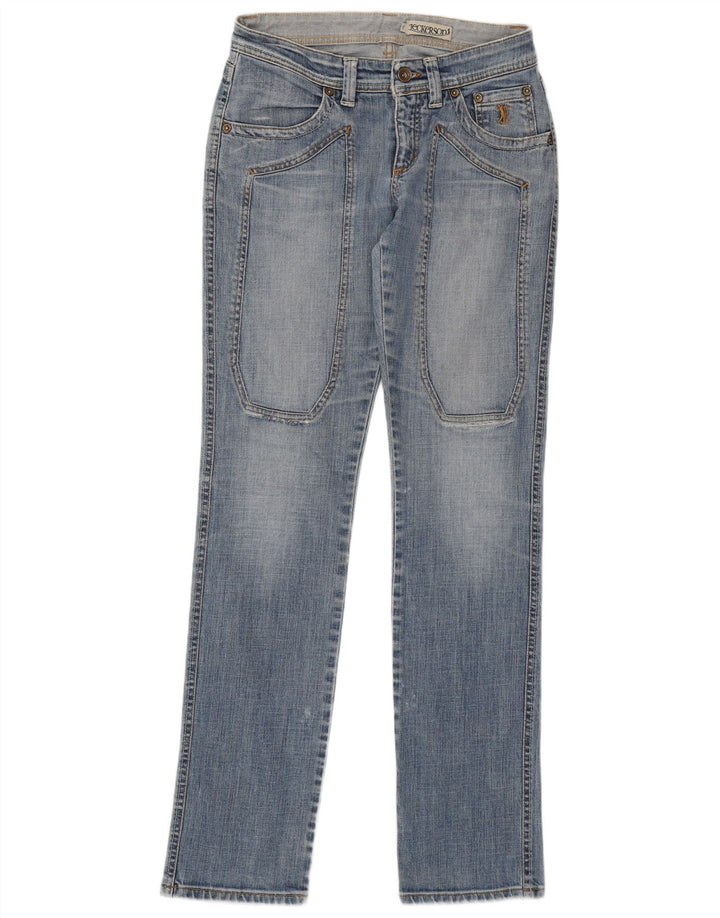 JECKERSON Womens Straight Jeans W27 L34 Blue