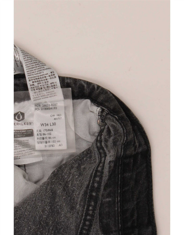 Levi's Slim Jeans til mænd W34 L26 Grå bomuld