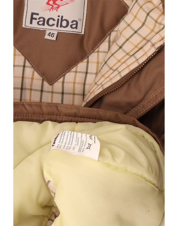 Faciba Polstret Herrejakke UK 46 3XL Beige Polyamid