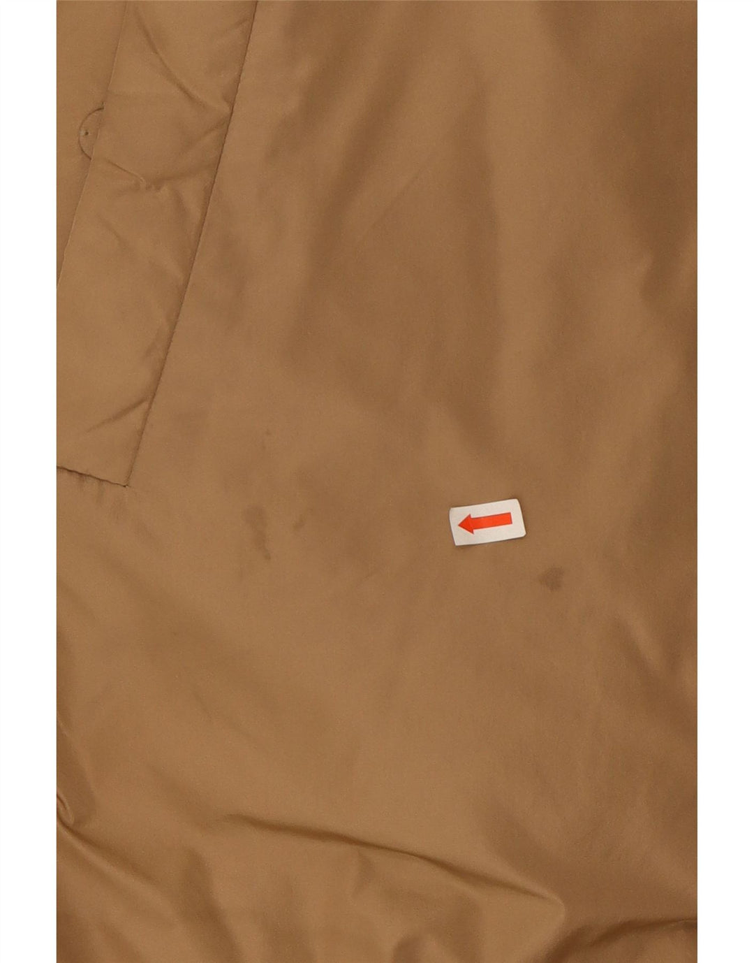 Max Mara Dame Hætte Vendbar Polstret Frakke UK 10 Lille Beige Polyamid