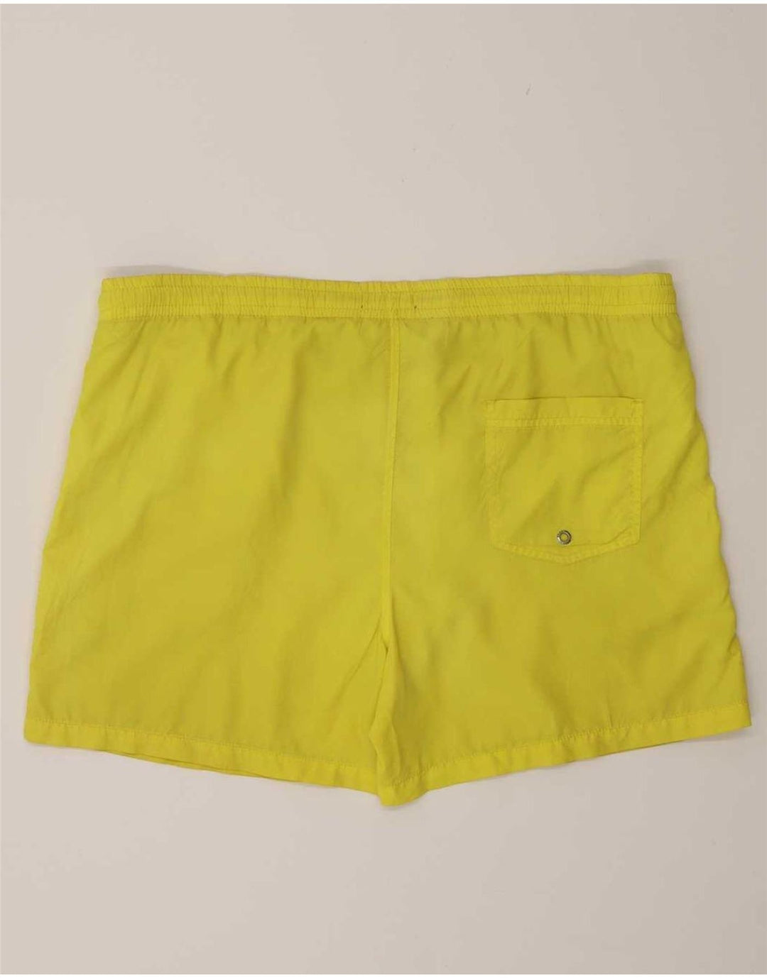 Zara Badeshorts til mænd store gule polyester