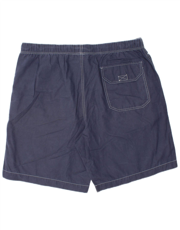 MARKS & SPENCER Mens Casual Shorts XL W40  Navy Blue Cotton