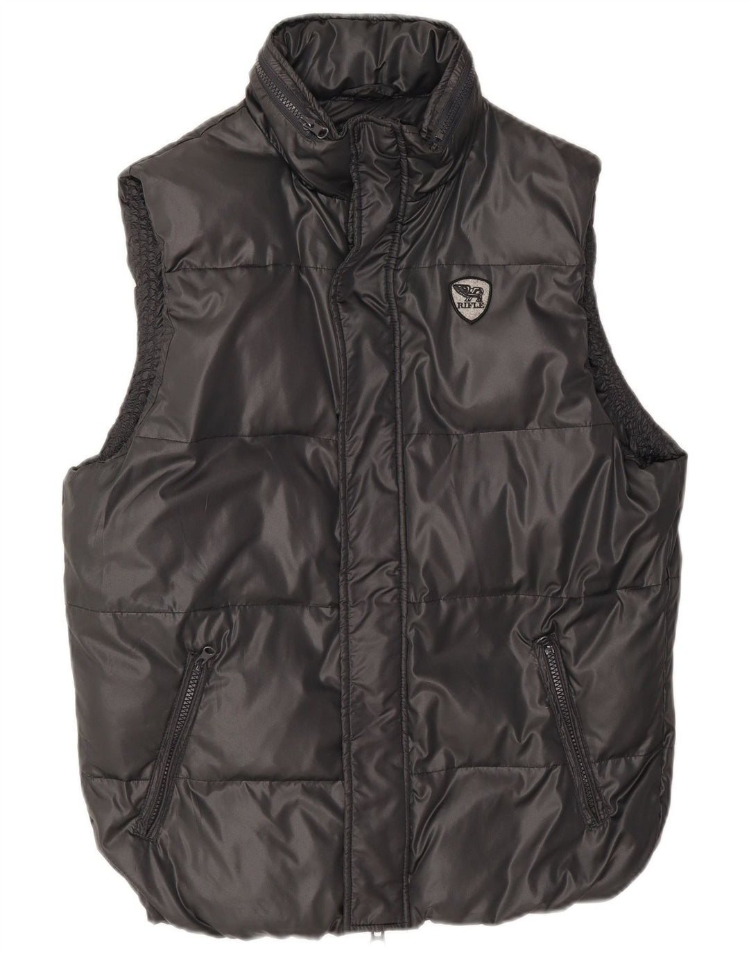 Rifle Herre Polstret Gilet UK 40 Large Black Polyester