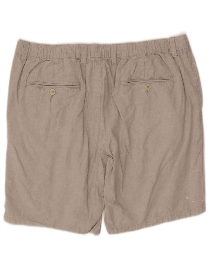 Marks & Spencer Chino Shorts til mænd W36 Large Grå Bomuld