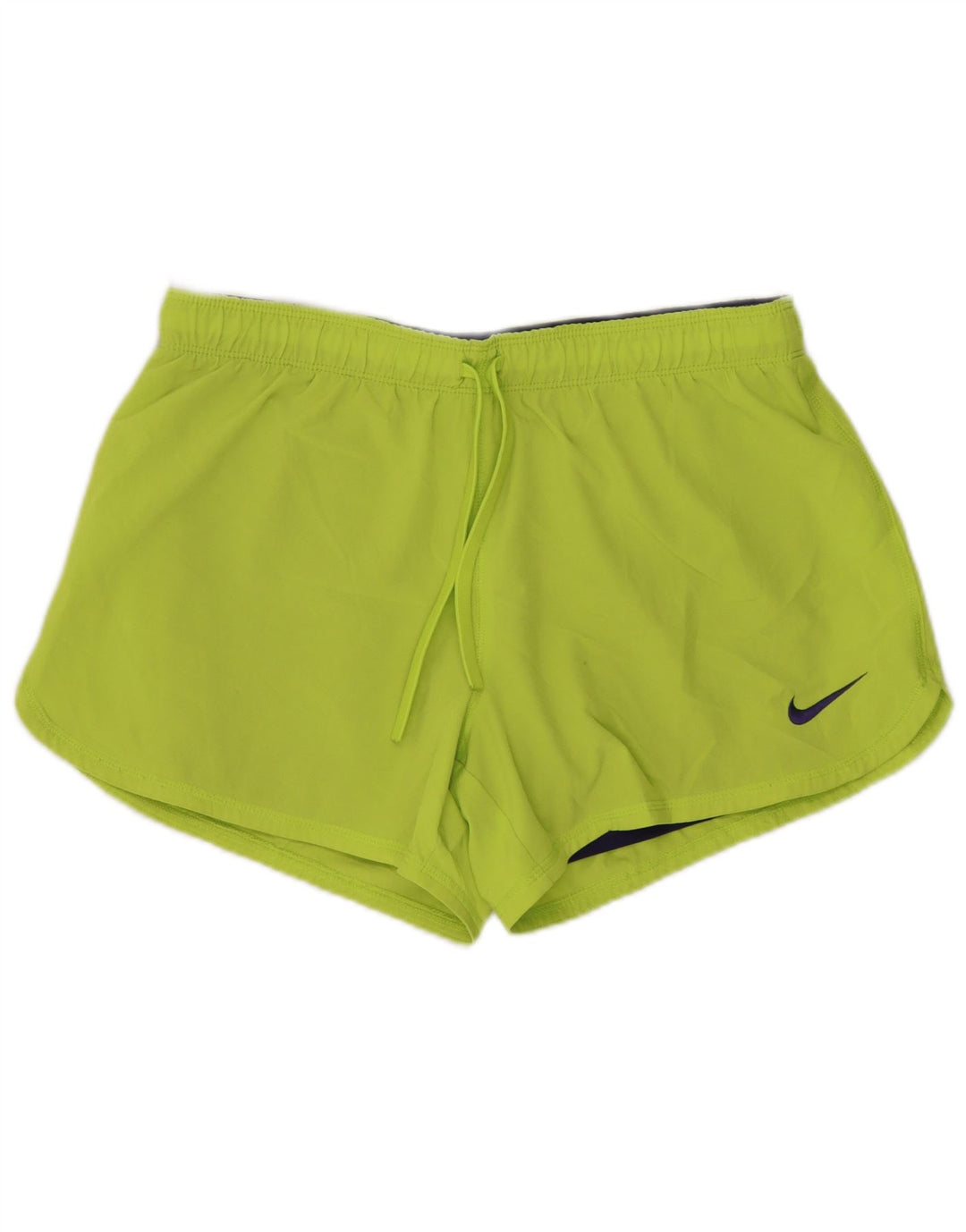 NIKE Dri Fit sportsshorts til kvinder UK 10 Lille grøn polyester