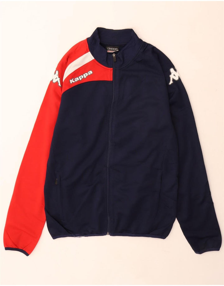 Kappa Herre grafisk træningsdragt Topjakke Medium Navy Blue Colourblock