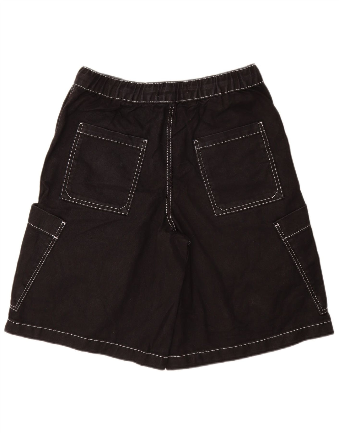 ZARA Cargo Shorts til mænd Small W30 sort bomuld