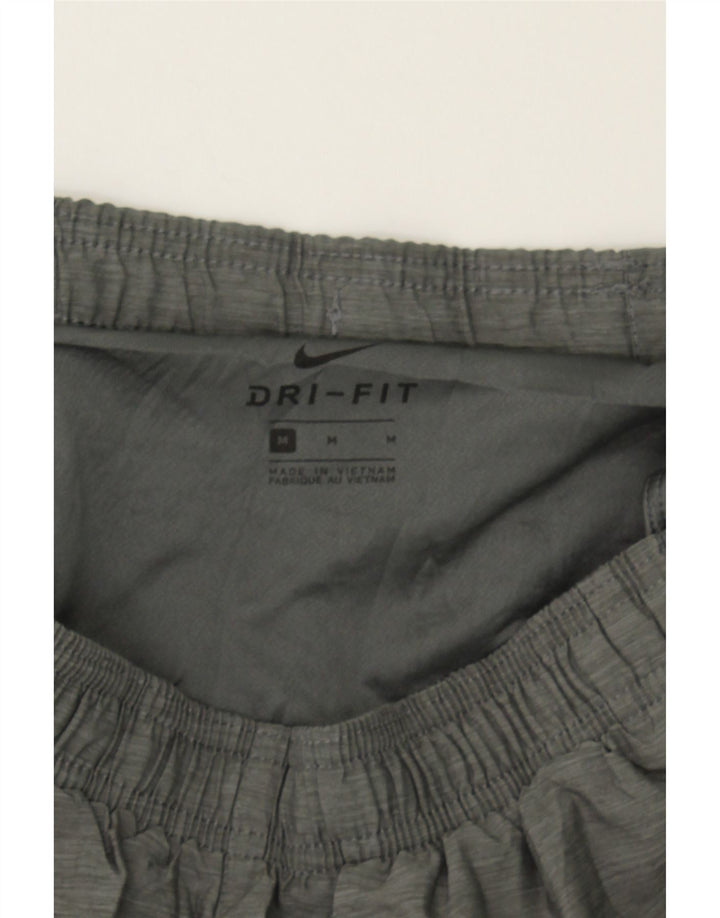 NIKE Womens Dri Fit Sport Shorts UK 12 Medium Grey Polyester Vintage Nike and Second-Hand Nike from Messina Hembry 