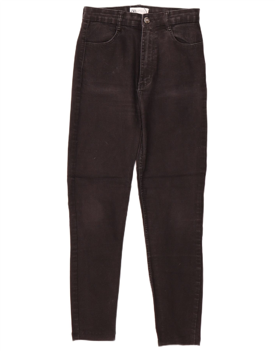Zara Womens Tapered Jeans EU 38 Small W28 L26 Black