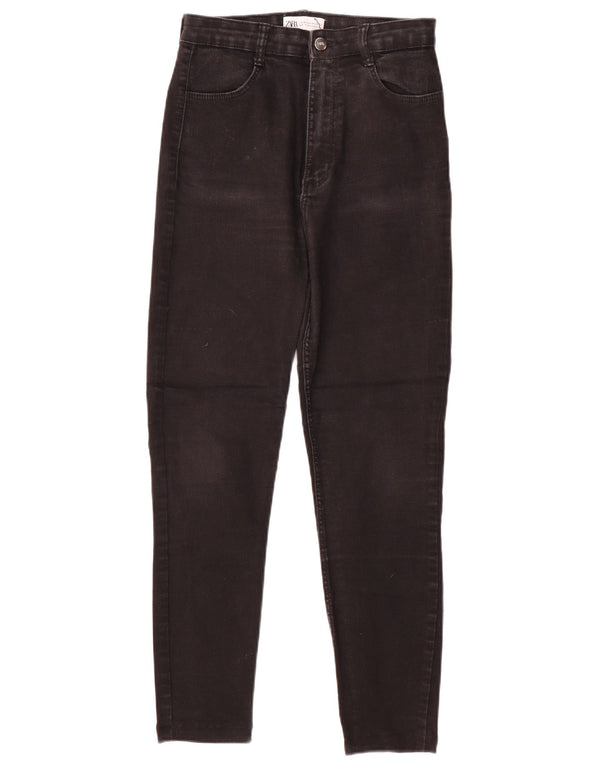 Zara Womens Tapered Jeans EU 38 Small W28 L26 Black