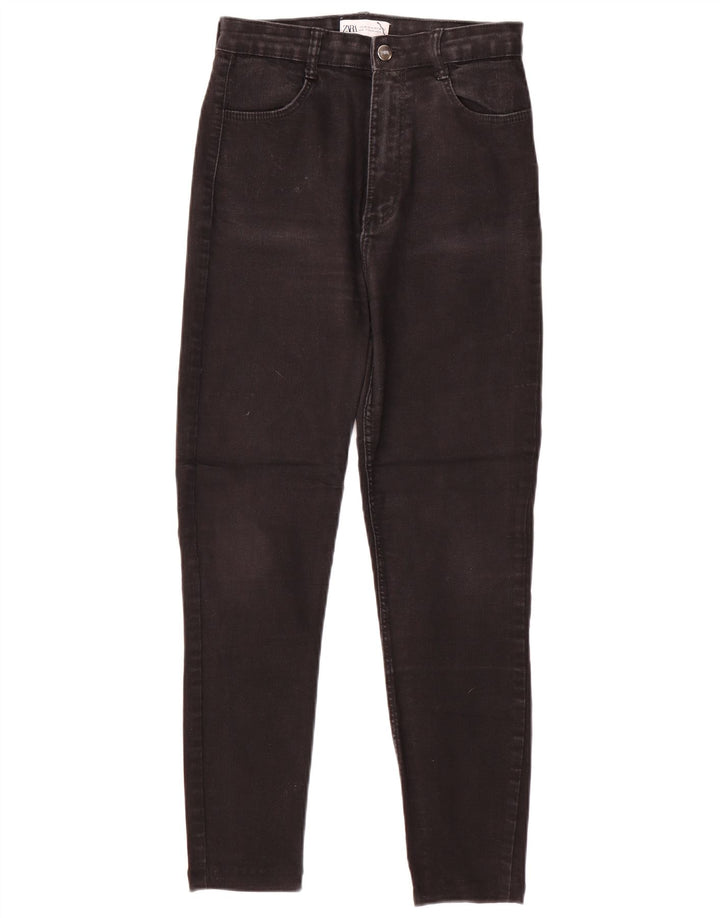 Zara Womens Tapered Jeans EU 38 Small W28 L26 Black