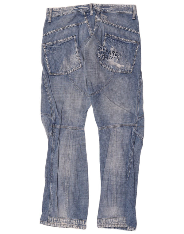 G-Star Herre Cargo Straight Jeans W34 L32 Blå Bomuld