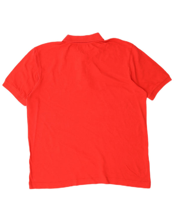 Kappa herre poloshirt XL rød bomuld