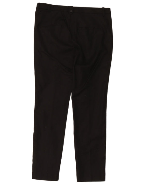 Zara Dame Slim Chino Bukser EU 38 Small W28 L26 Sort Bomuld