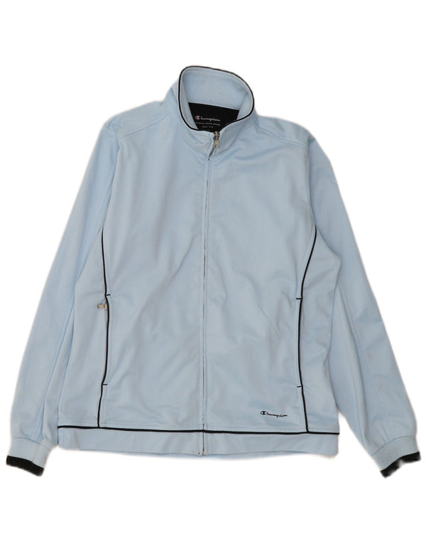 Champion Womens Easy Fit træningsdragt Topjakke UK 14 Medium Blue Polyester