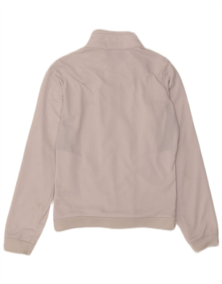 Reebok træningsdragt topjakke til kvinder UK 12 Medium White Colourblock Polyester