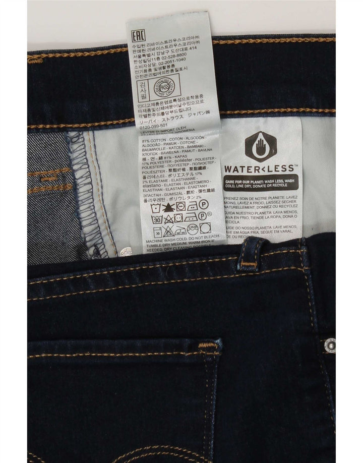 Levi's Dame 312 Shaping Slim Jeans W31 L30 Marineblå Bomuld