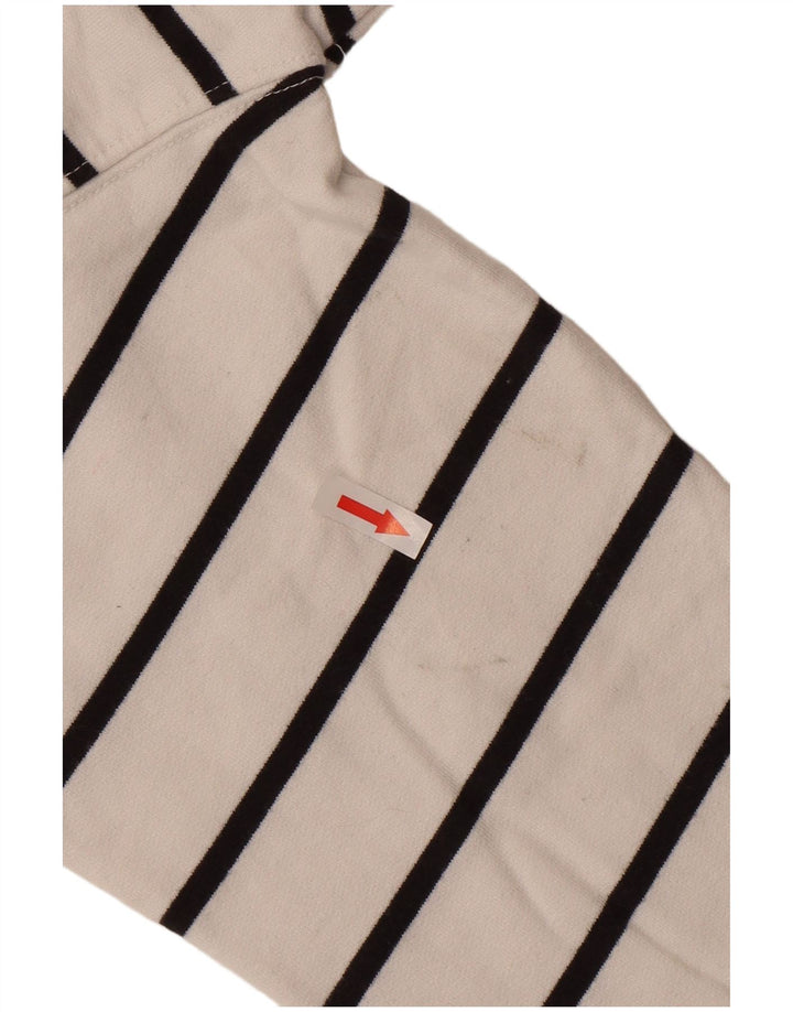 Zara Boys Sweatshirt Jumper 11-12 år Hvidstribet bomuld