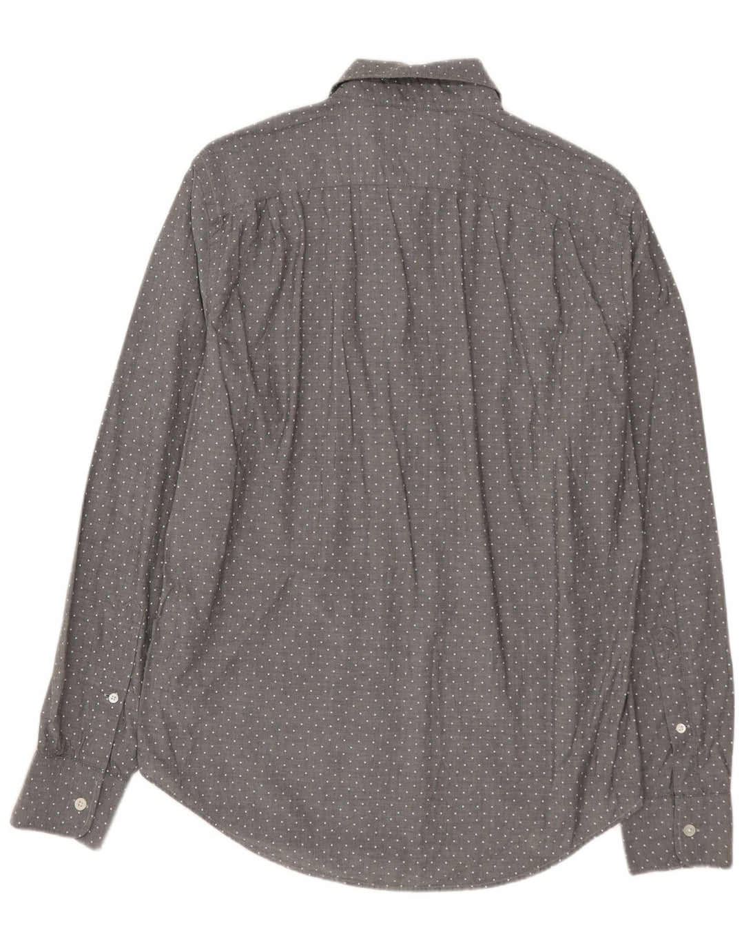 BONOBOS Herre Slim Fit skjorte mellemgrå plettet bomuld