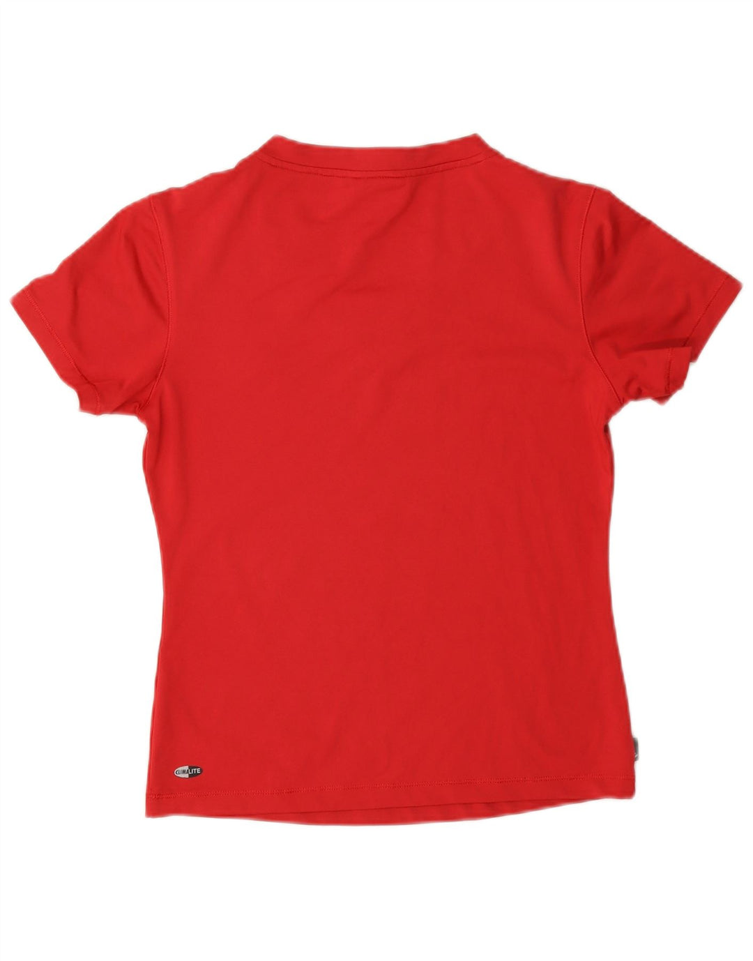 Adidas Dame Clima 365 T-Shirt Top UK 14 Medium Rød Polyester