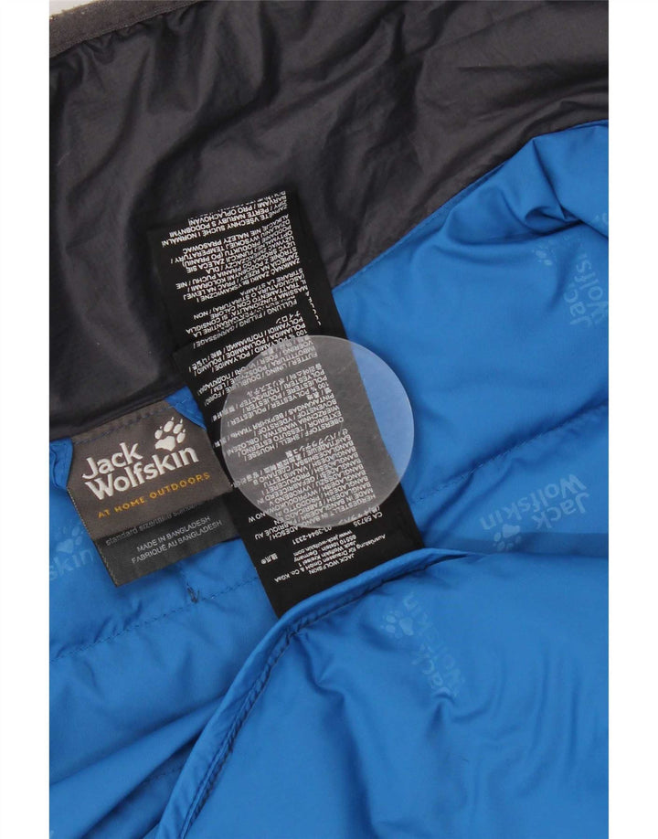 Jack Wolfskin Herre polstret jakke UK 38 Medium Grey Polyester