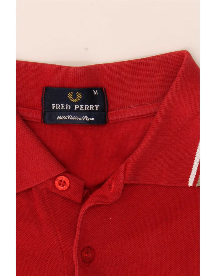 Fred Perry Herre poloshirt Medium rød bomuld