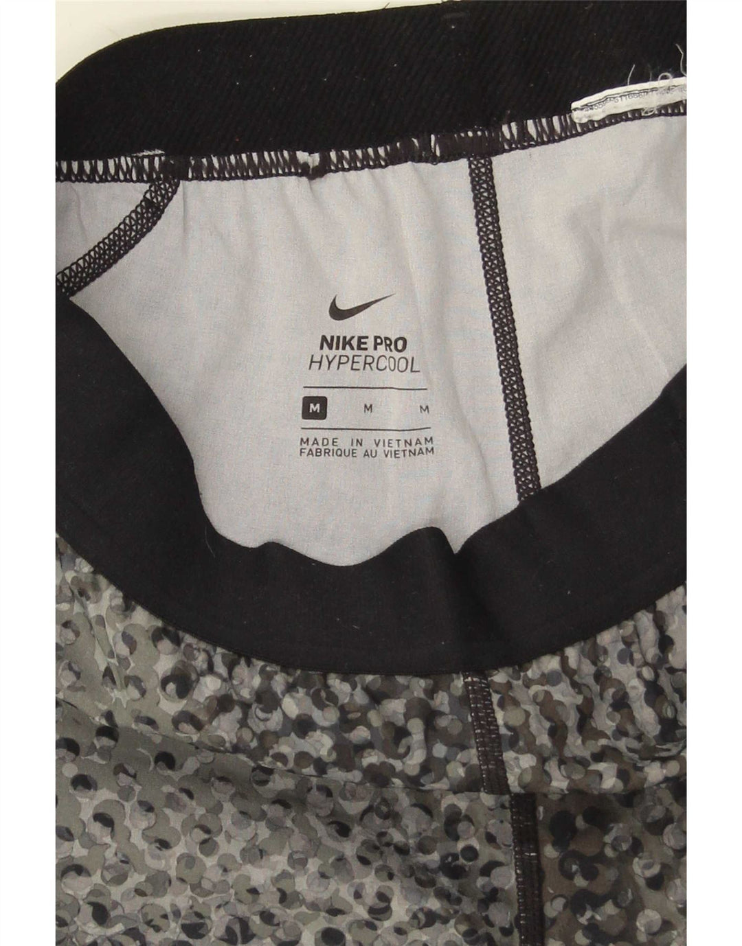 Nike Dame Capri Leggings UK 12 Medium Grey Colourblock
