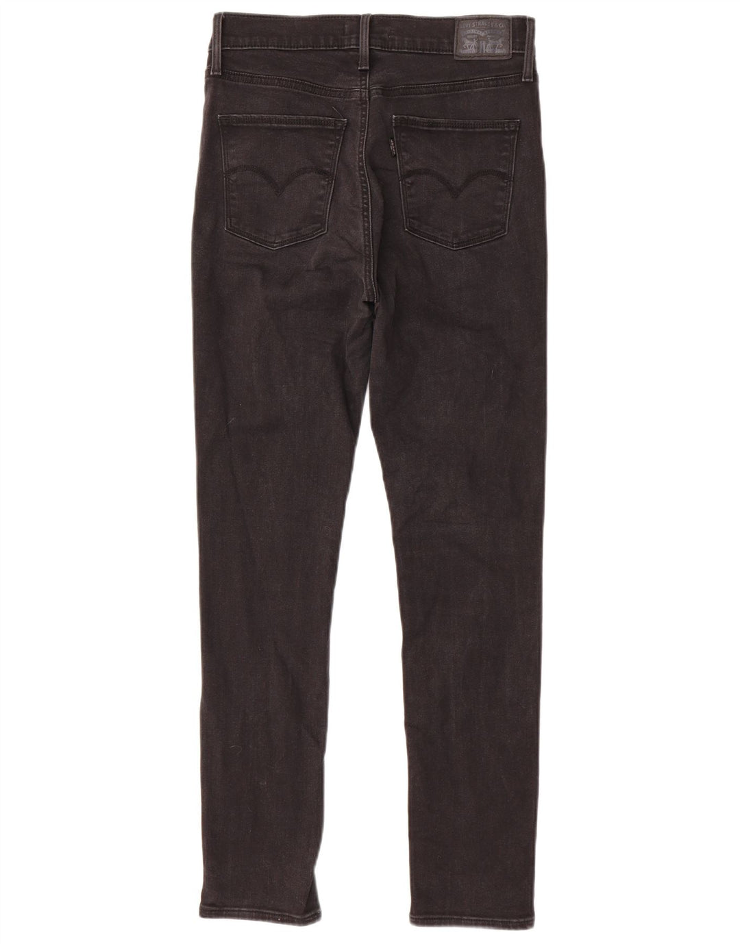 LEVI'S Womens Slimming Skinny Jeans W29 L29 Black Cotton