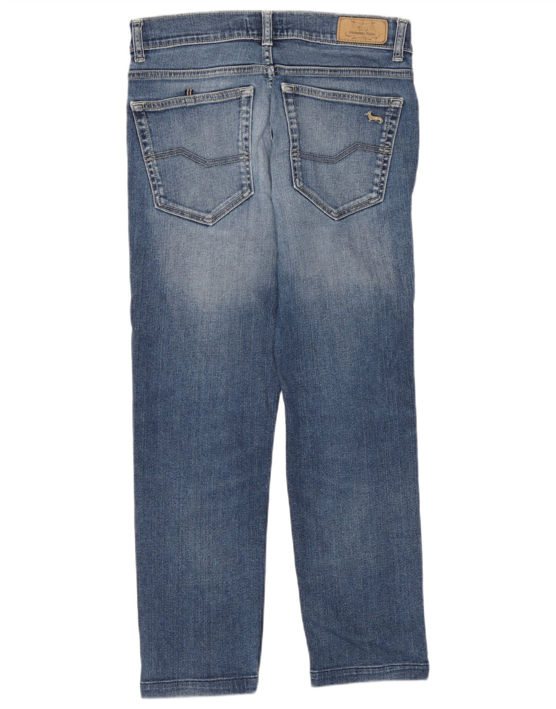Harmont & Blaine Dame Crop Straight Jeans IT 44 Medium W30 L26 Blå