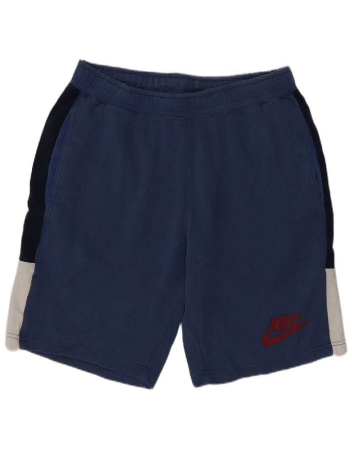 Nike Sportsshorts til mænd Medium Blue Colourblock Bomuld
