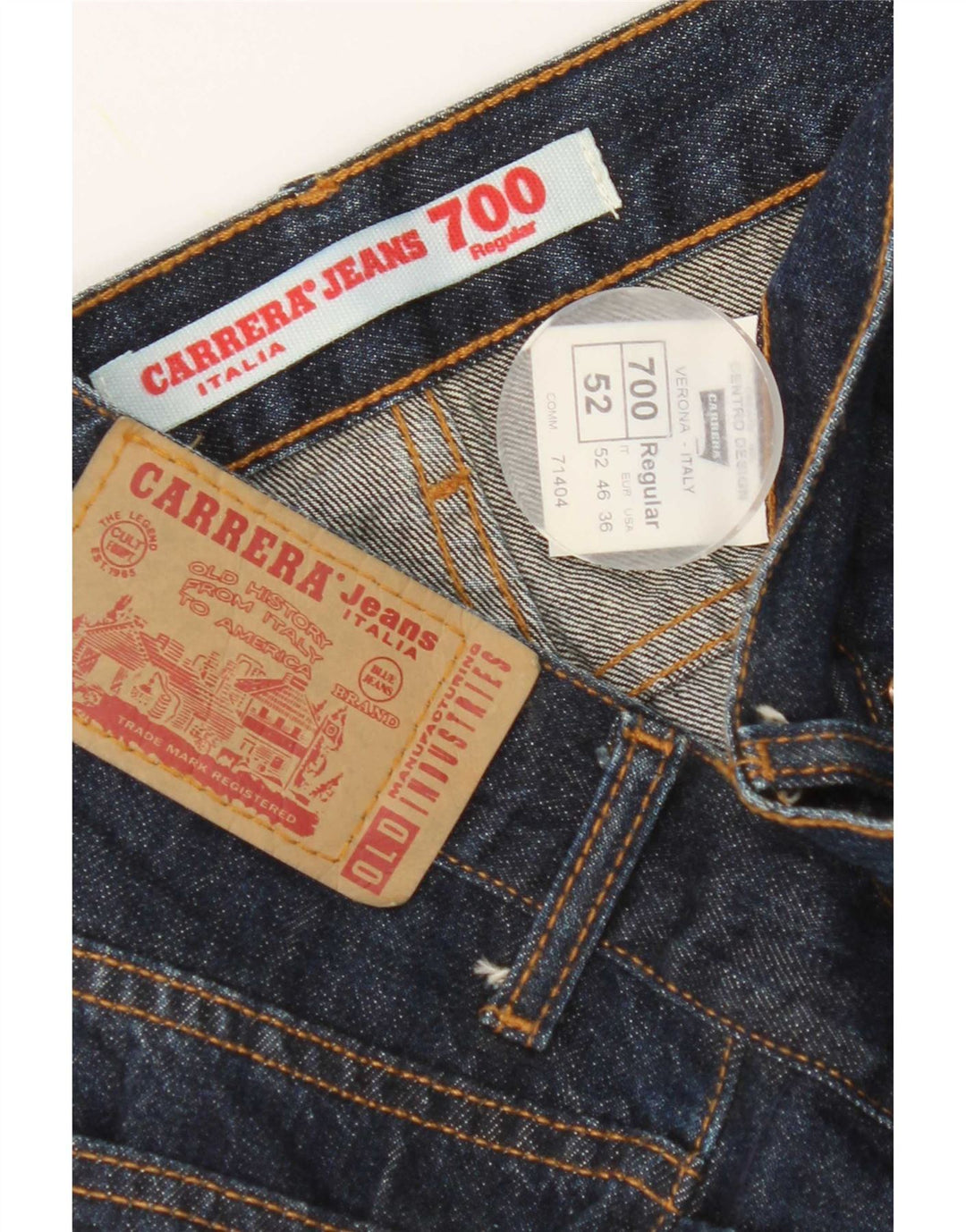 Carrera Dame 700 Slim Jeans W36 L32 Marineblå Bomuld