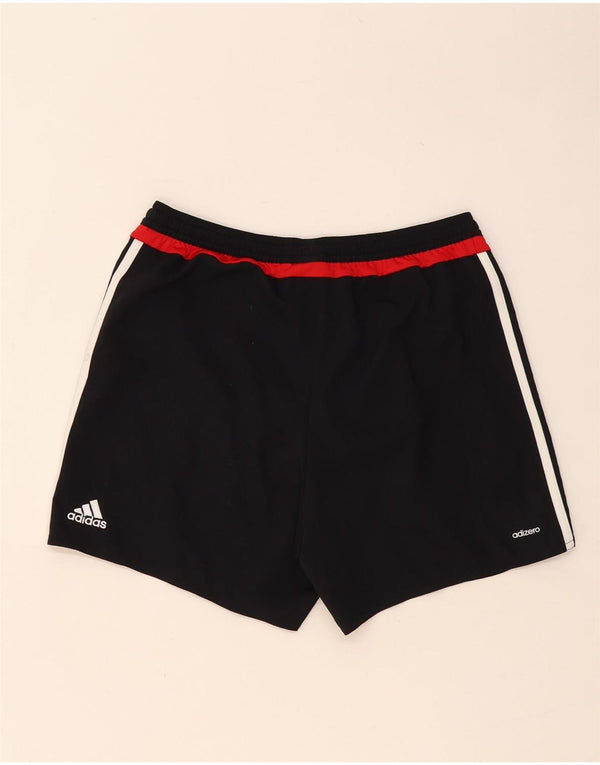 Adidas Dame Deutscher Fussball Bund Sport Shorts UK 8/10 Small Black