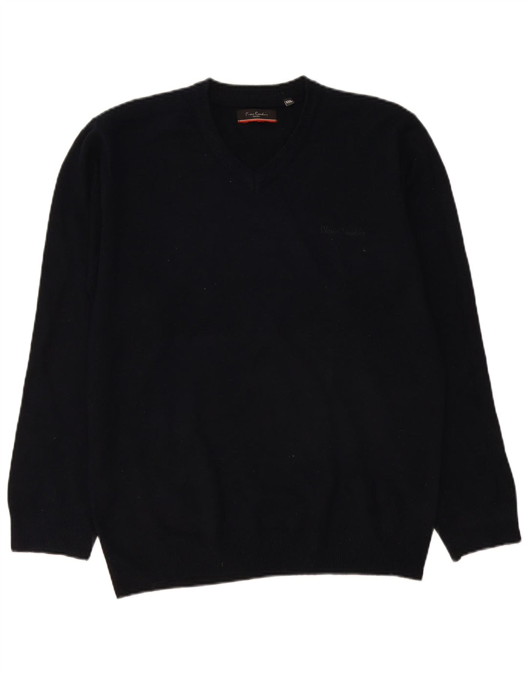 Pierre Cardin Herre V-hals sweater 2XL marineblå