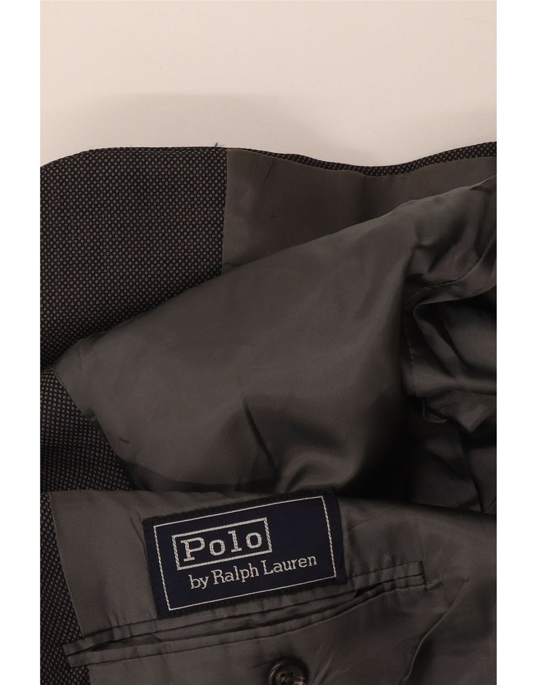 Polo Ralph Lauren Herre 2-knaps blazerjakke UK 40 Large Navy Blue Spotted