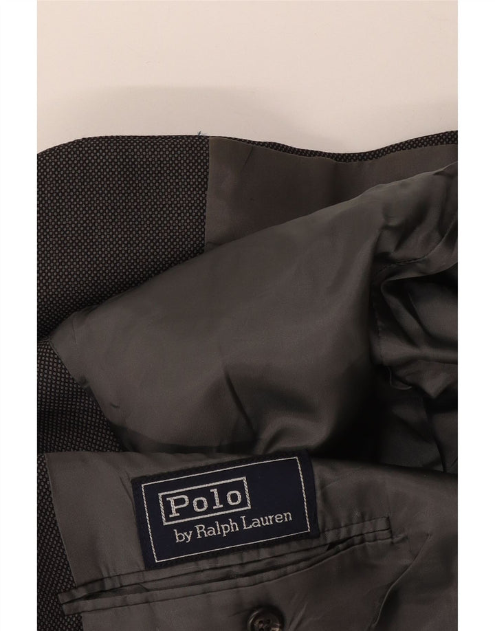 Polo Ralph Lauren Herre 2-knaps blazerjakke UK 40 Large Navy Blue Spotted