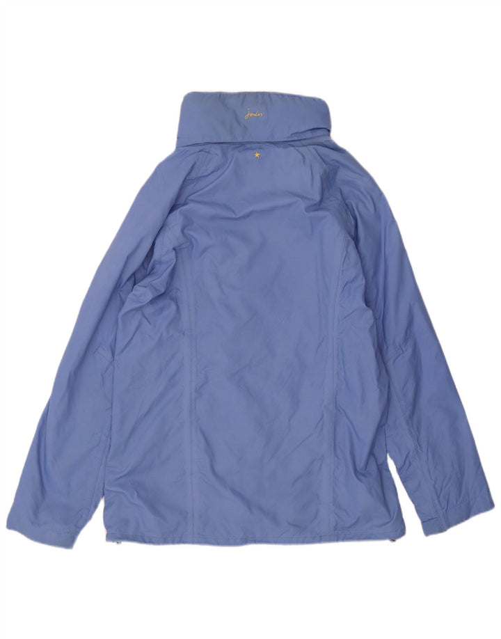 Joules Dame Hætte Oversized regnjakke UK 10 Small Blue Polyester
