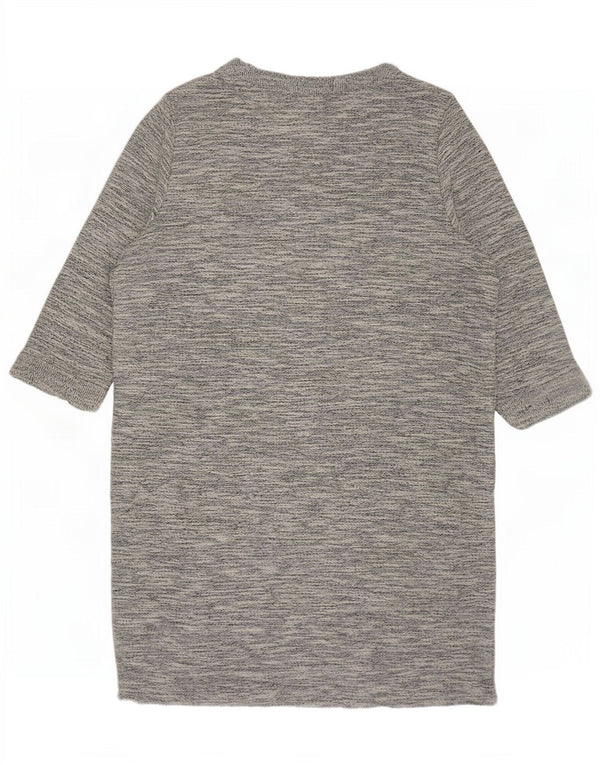Marks & Spencer Dame 3/4 ærmet Shift Dress UK 20 2XL Grå Flecked