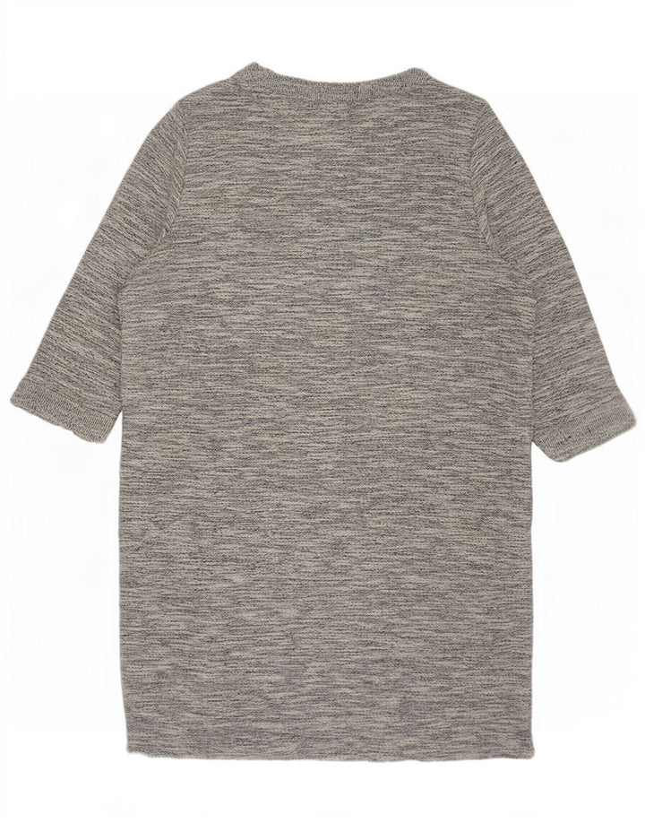 Marks & Spencer Dame 3/4 ærmet Shift Dress UK 20 2XL Grå Flecked