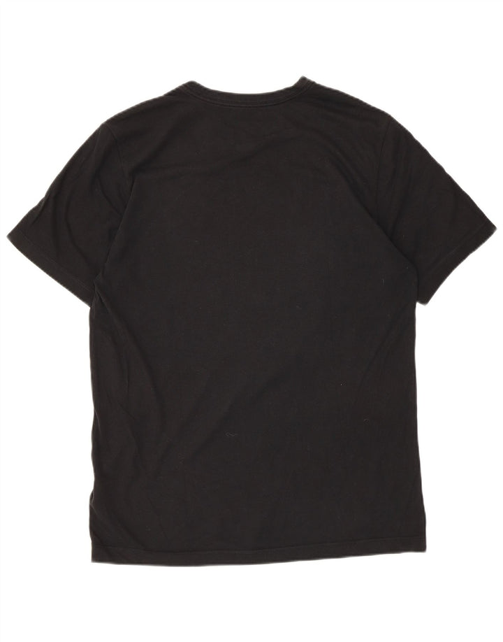 Nike Herre Dri Fit grafisk T-shirt Top Medium Sort Bomuld