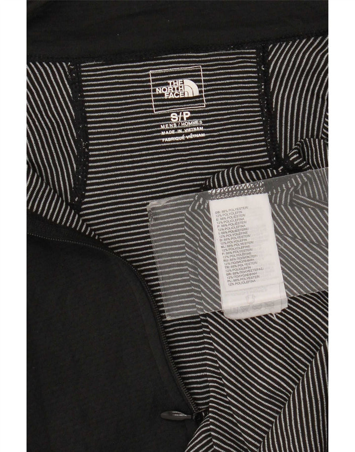 The North Face Herre Zip Neck Pullover Træningsdragt Top Lille sort Polyester