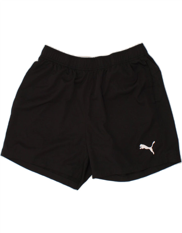PUMA Womens Sport Shorts UK 18 XL Black Polyester Vintage Puma and Second-Hand Puma from Messina Hembry 